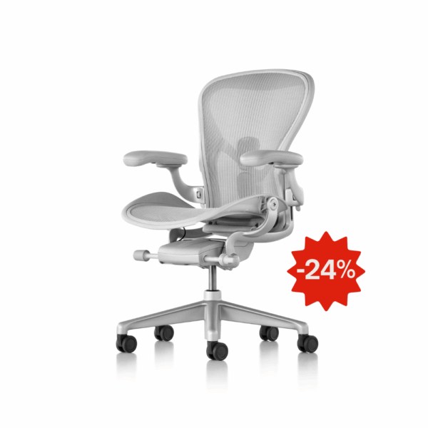 Herman Miller Aeron 2 Mineral Satin - aanbieding - Maat C