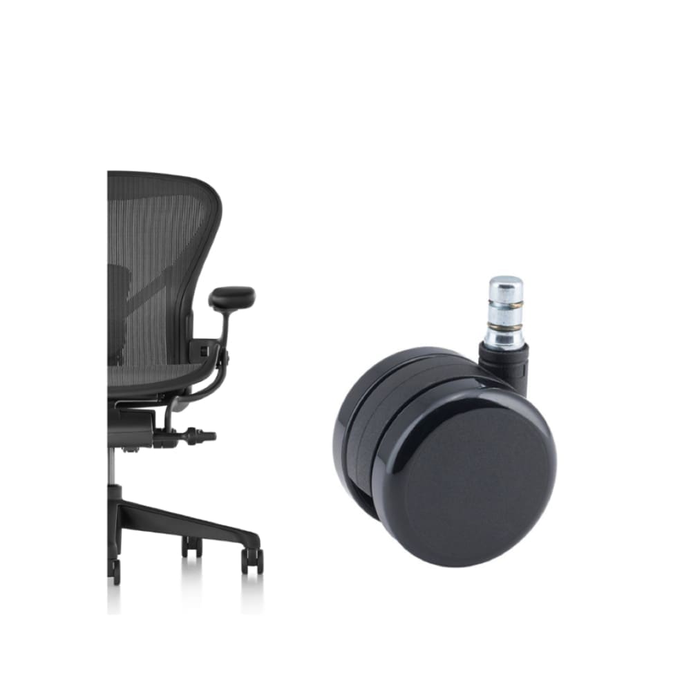 Set of Casters for Hard Floors Herman Miller Accessory
